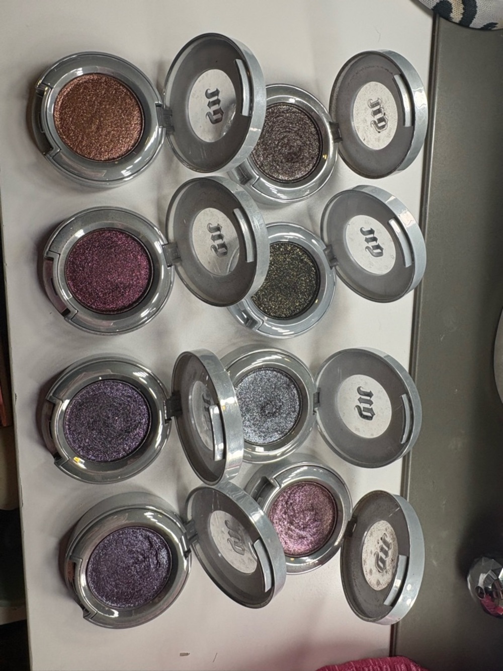 Urban Decay Moondust Eyeshadow Bundle 8 Glitter Shimmer Singles